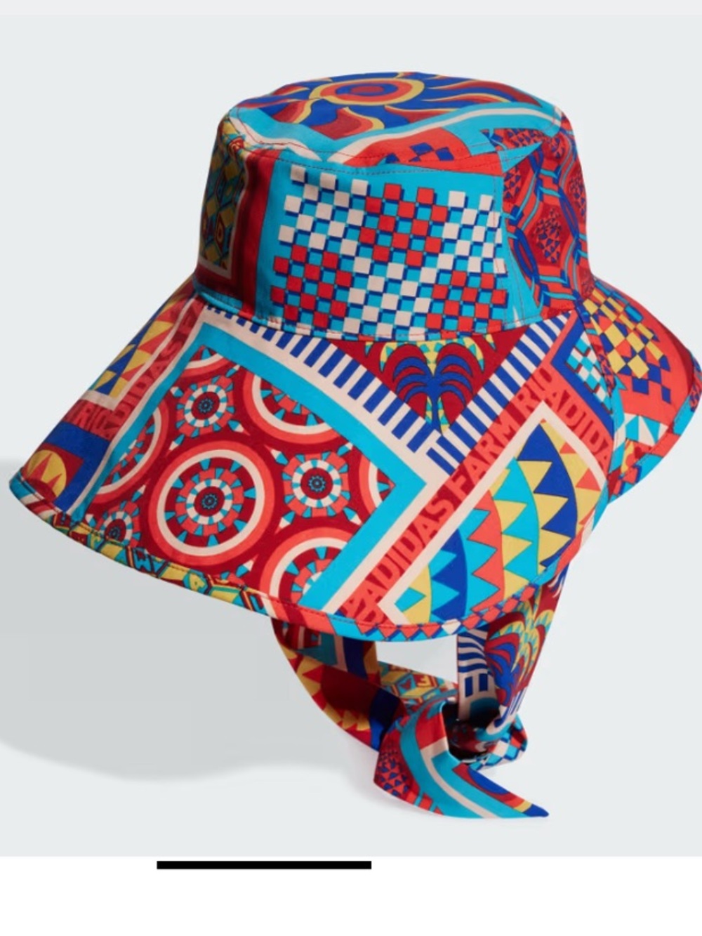 FARM Rio Multicolor Patterned Bucket Hat - Blue, Red, Yellow-GUC - Picture 5 of 8